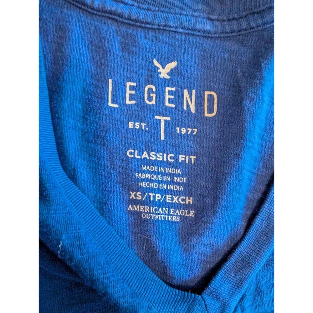 Unisex Blue American Eagle Legend T Size XS